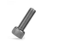 1pcs M3 M4 M5 M6 M8 TA2 Pure Titanium Screws Titanium Cup Head Knurled Cylindrical Head Hexagon Socket Bolt Screw Screw(110mm,M8)