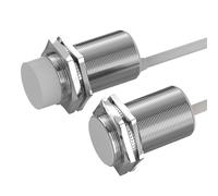 1PCS M30 Capacitive Proximity Sensor 10-30VDC NPN PNP NO NC Flush Non-Flush Non-Metal Liquid Level Switch With 2M Cable(10MM DC3-wire NPN NO)