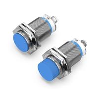 1pcs M30 Connector Inductive Proximity Sensor M12 4pins Plug-in Flush Non-Flush Industrial Non-contact Metal Switch NPN PNP(DC 3-wire PNP NO)