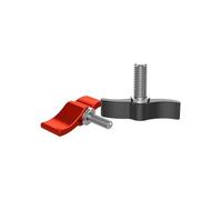 1PCS M4 M5 M6 1/4 Aluminum Alloy Adjustable T Shape Handle Screw Knob Tighten(Black,M5x20mm)