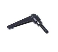 1pcs M4 M5 M6 M8 M10 Clamping Lever Machinery Adjustable Handle Clamping Handle Screws Bolt Locking External Male Thread Knob(Black,Nut M4)