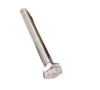 1pcs M5 M6 M8 M10 M12 M14 M16 A2-70 304 Stainless Steel DIN933 External Hex Screw Outer Hexagon Head Bolt Lengthen Thread 30-250mm(110mm,M10 1pc)