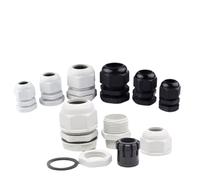 1pcs M63/M72/PG9/PG11/PG16/PG21/PG25/PG29/PG36/PG63 Metric M Series, Nylon Cable Waterproof Connector Plastic Cable Fixed Head(PG29 (20pcs),Black)