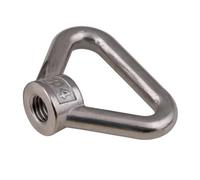 1Pcs M8 M10 M12 M14 M16 M20 Triangle Lifting Eye Nut - 304 Stainless Steel Trapezoid Thread Rings(12mm)