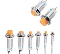 1pcs M8 M12 M18 M30 Inductive Proximity Switch Sensor Detection Distance 1/2 5/8 8/10mm NPN PNP NO NC DC 3-Wire 6-36V(LJ8A3-1,PNP NO NC)