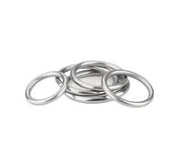 1Pcs M9 M10 M12 M14 M16 304 Stainless Steel Hoop Welded O Ring Seamless Solid Round Circle Wire(M12x60mm)