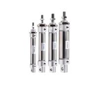 1pcs MA16 20 25 32 40 50 63 Double Acting Stainless Steel MA Mini Pneumatic Cylinder10 25 200 250 300mm Stroke Air Pressure Cylinder