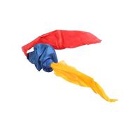 1Pcs Magic Silk Scarves Magic Trick Silk Appearing Vanishing Magic Accessories for Magicians Close up Gimmick Prop Four-Color Silk Scarf Color Changing Magic Props (Multicolor)