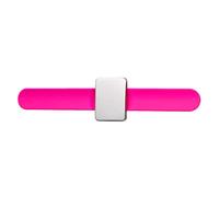 1PCS Magnetic Pin Holder Square Pin Cushion Holder Arm Magnetic Cushion with Silicone Wrist Strap Light Red