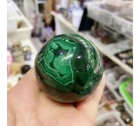 1pcs Malachite Gemstone Sphere Quartz Stone Crystal Balls for Ornaments (Size : 4-4.5cm)