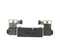 1PCS Manifold Solenoid Valve Single and Double Coil 4M210 4M220 4M230 4M310 4M320 4M330 4M410 4M420 4M430 Pneumatic Valve(4M230E 08G1-4 3-5Way,AC110V)