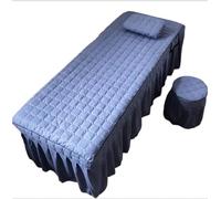 1pcs Massage Bed Cover +Pillowcase for Beauty Salon Table Sheet Skin-Friendly SPA Bedskirt Colchas with Hole for Spa Beauty Salon(Color10,70X185 bedskirt only)