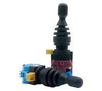 1pcs Master Switch 22mm Joystick Switch Momentary Latching Locking 4 position 4NO HKL-FW14/24 Wobble stick Monolever Cross Switch(HKL-FW24)