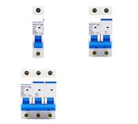 1PCS MCB NXB-63 1P 2P 3P 4P AC 230/400V 1A-125A Circuit Breaker DIN Rail Mounting(3P,16A)