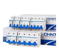 1pcs MCB NXB-63 1P 2P 3P 4P AC 230/400V 1A-125A Circuit Breaker DIN Rail Mounting Miniature Household Air Switch(Nxb-63 16a,4P)