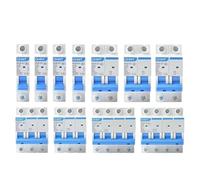1pcs MCB NXB-63 Miniature Circuit Breaker 1P 2P 3P 4P AC 230/400V DIN Rail Mounting Miniature Household Air Switch(10A,Compatible)
