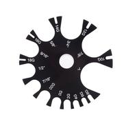 1Pcs Measuring Wheel Precision Wire Rope Caliper Tool for Jewelry Making, Essential Piercing Kit Measuring Gauge for Crafters