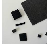 1pcs Mesh Glassy Carbon RVC Electrode - High Conductivity Reticulated Glass Foam Carbon for Electrochemical Use(10x10x3mm)