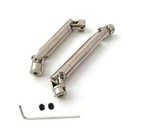 1pcs Metal Internal Spline Drive Shaft Universal Joint Driveshaft Iron Electroplating Telescopic Drive Shaft Coupling(50-65mm(Hole 4-3mm))