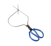 1PCS Metal Pottery Clamp Clay Sculpture Dipping Tongs Pottery Kiln Hand Clamp Clay Modeling Ceramics Tool (Style C)
