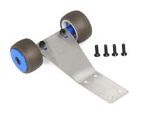 1Pcs Metal Wheelie Bar Wheel Replacement For Arr-ma For Granite Grom For Typhon Grom 1/18 RC Car Upgrade Modifying Parts(Blau)