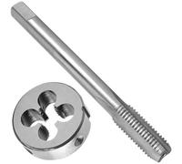 1pcs Metric Tap and Die Set - High-Speed Steel Tapping Tools for Precision Threading - 0.5-1.5mm Pitch, Right Hand Threading(M10x0.75)