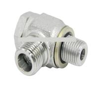 1PCS Metric Thread to Inch Metric Hydraulic Articulated Join 24Degree Cone Sealing Ferrule Adjustable Joint Transition Joint(M36X2-1)