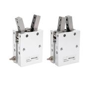 1pcs MHC2 10D 16D 20D 25D 32D Double Acting Pneumatic Clamp, Angular Style Aluminum Clamps, Air Cylinder Manufacturers(MHC2-32D)