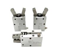 1pcs MHC2 10D 16D 20D 25D 32D Double Acting Pneumatic Gripper Type Angular Style Aluminium Clamps Air Cylinder Manufacturers(MHC2-25D)