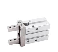 1pcs MHZ2-10/16/25/32/40D1/D2/D3 Pneumatic Finger Cylinder Parallel Gripper Side Thread Aluminium Clamps(MHZ2-10D2)