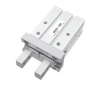 1pcs MHZ2-10D MHZ2-16D 6D 20D 25D 32D 40D S C Pneumatic Cylinder 2 Finger Air Gripper Aluminium Clamps Finger Cylinders(25 Dust Cover)