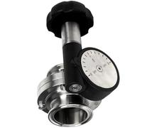 1pcs Micro-Adjustable Stainless Steel Tri Clamp Valve with Seal - Quick Release, 1.5" Size, Ideal for Beverage Applications(K64x2inch)