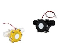 1pcs Micro-hydro Generator DC12V Water Flow Pump Turbine Hydroelectric Power Energy Generators Mini Water Turbinen Generator(DC0-80V A)