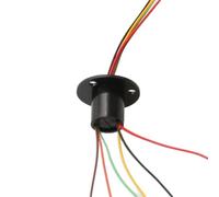 1PCS Micro Slip Ring 2/4/6/8/12/24 Channel Wires 2A 12.5mm/15.5mm Rotate Dining Table Slipring Electric Collector Rings Joint(Dia.12.5mm 6CH 2A)