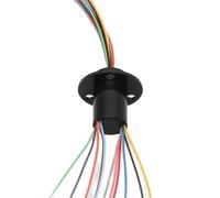 1PCS Micro Slip Ring 2/4//6/8/12/24 Wires 2A 12.5mm/15.5mm Rotor Stator Conductive-ring Rotate 360 Degrees for Dining Table(Dia 12.5mm 12CH 1.5A)
