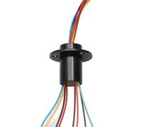 1PCS Micro Slip Ring 2/4//6/8/12/24 Wires 2A 12.5mm/15.5mm Rotor Stator Conductive-ring Rotate 360 Degrees for Dining Table(Dia 12.5mm 8CH 2A)