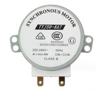 1PCS Microwave Oven Synchronous Motor for Rotating Tray, AC 220-240V, PP+Metal Construction, 5mm & 7mm Shaft Diameter, 73g, Round Cross-Sect