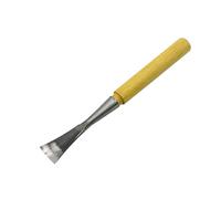 1PCS Middle Round Carving Knife Hardwood Handle Woodworking Hobby Making Tools Hand Forged Engraving Chisels Woodworking Tools (30MMX240MM)
