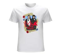 1PCS Milli Vanilli Back and in AttackTop Sweatshirt Short Sleeve White M