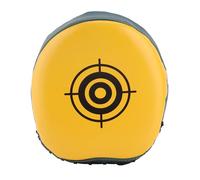 1Pcs Mini Boxing Focus Mitts, 18.5x17x5cm/7.3x6.7x2.0in PU Leather Boxing Pads, Boxing Curved Focus Punching Mitts Target Pads for Kickboxing, MMA, Muay Thai, Punching (Yellow)