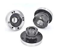 1pcs Mini Flange Four Axis Collet Chuck ER16 ER25 ER32 ER40 ER50 for CNC Lathe Tool - 100mm & 80mm Diameter Fixture(Er32-d125 (7 Holes))