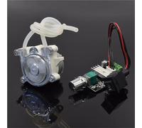 1pcs Mini Micro Peristaltic Pump - 500 Geared Motor Squeeze Dosing Liquid Water Pump for Ink Sampling & Liquid Handling(Pump with Controller)