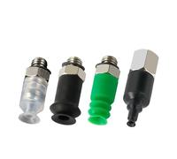 1Pcs mini nozzle vacuum suction cup manipulator accessories pneumatic film type ZP01U/02/03/04/06/08(ZPL-4B transparent)