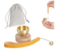 1PCS Mini singing bowl set, suitable for yoga, meditation and relaxation, mindfulness, chakra healing,Creates Beautiful Sound for Healing, Meditation & Relaxation, Gift for Men and Women (Mini size)