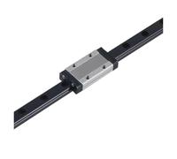 1pcs Miniature Linear Guide Rail 100-1000mm+Black Slide Carriage For 3D Printer Part(MGN12 C,500mm)