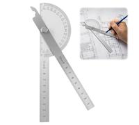 1PCS Miter Saw Protractor, Digital Angle Finder,Miter Saw Protractor Angle Calculation Tool,Stainless Steel Square Head Measuring Tool for Carpenters, Diyers and Builders