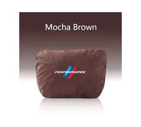(1Pcs Mocha Brown) Top Quality Car Headrest Neck Support Seat Soft Neck Pillow for BMW E46