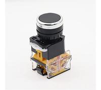 1Pcs Momentary/Latching Push Button Switch 22mm LA38-11 LA38-11BN (Color : 1, Size : Latching)(1,Momentary)