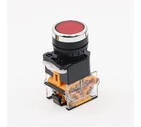 1Pcs Momentary/Latching Push Button Switch 22mm LA38-11 LA38-11BN (Color : 1, Size : Latching)(4,Latching)