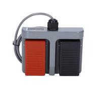 1pcs Momentary Plastic Foot Switch Infinity Double Pedal Duplex Two-way Tumbler 3A/220VAC(1. 3m wire)